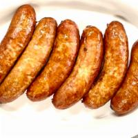 Sosisi · Pork Bangers fried and served individually.
