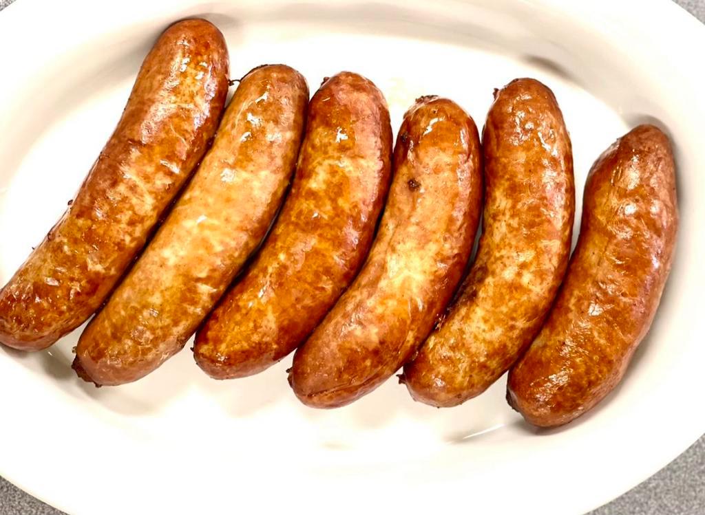 Sosisi · Pork Bangers fried and served individually.