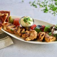 Chicken Kabob · Marinated chicken breast, a blend of spices, paprika, onion, olive oil, yogurt parsley and t...