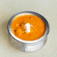 Chicken Tikka Massala · White meat chicken, seasoned Indian spices in tomato sauce.