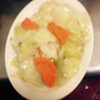 Steamed Cabbage with Carrots · 
