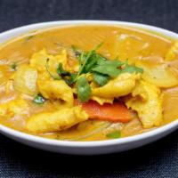 Yellow Curry Sauce with Chicken · Spicy. 