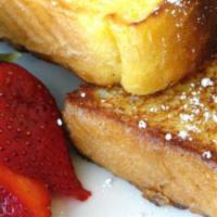 French Toast with Butter and Syrup · 