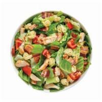 Roasted Turkey Club   · Our Roasted Turkey Club starts with a recommended base of Romaine/Iceberg Blend and Pasta. I...