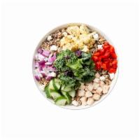 Grilled Chicken Mediterranean Warm Grain Bowl · This Mediterranean-inspired Signature features a base of our Super Grains Blend. It is serve...