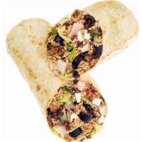 Grilled Chicken Mediterranean Wrap · This Mediterranean-inspired Signature features a recommended base of our Super Greens Blend....