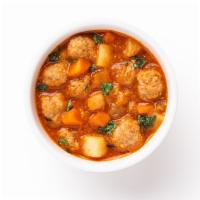 Meatball Soup · Spicy peppers, zesty lime juice and cool cilantro accent this traditional Mexican Style Albo...