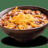 Dave's Award-Winning Chili · Scratch-made with hot link sausage, hamburger, chili beans, onions, chipotle peppers, signat...