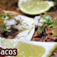 Regular Taco · Served with your choice of meat with onions cilantro, and salsa in a soft corn tortilla.