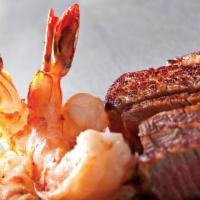 Samurai Treat Special · Filet mignon and colossal shrimp grilled to perfection with lemon.
