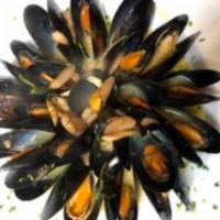 New England Mussels · Served with choice of sauce.