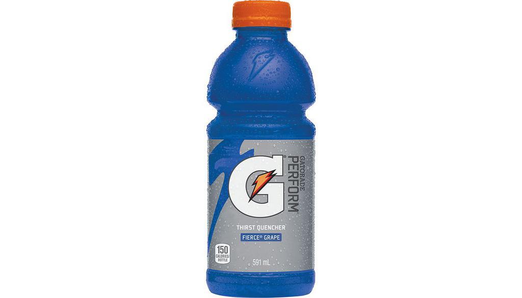 Gatorade Fierce Grape - 20oz Bottle · The bold and intense taste of grape to quench thirst and energize without caffeine