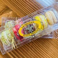 Macaron Box 5 · French cookies filled with a variety of buttercream fillings. No substitutions or changes, p...