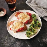 Chicken Parmesan · Coated with Mama Mandola's breadcrumbs, sautéed and topped with our pomodoro sauce, Romano a...