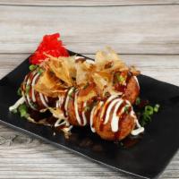 Takoyaki  · Batter made from octopus and shapped into a ball. 