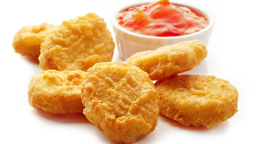 Kids Chicken Nuggets Meal · 6 Pieces of Chicken Nuggets,
Small French Fries and
Small Drink.