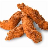 Chicken Tenders (Jumbo) · Fresh hand trimmed and double dipped in a buttermilk batter and fried to golden brown. Choos...