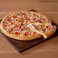 Supreme Pizza · Pepperoni, seasoned pork, beef, mushrooms, green bell peppers and red onions.