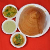 Ghee Masala · Specialty Dosa in cone shape tossed with ghee (melted butter) and served with fiesta potato ...