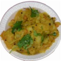 Extra Masala · Fiesta potato (aalu) masala cooked with onion and mild spices.