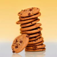 Mini Cookies · The 13 mini chocolate chip cookies.
