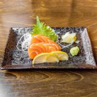 Fresh Salmon Sashimi Dinner · Ray-finned fish. 