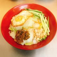 Dan Dan Noodles 担担面 · Organic noodles mixed with our secret blend of sauces, topped with ground pork, egg, Chinese...
