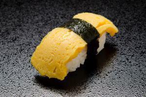 Tomago Sushi · Egg sushi.