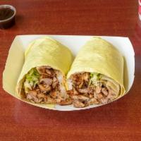 Chicken and Beef Burrito · 