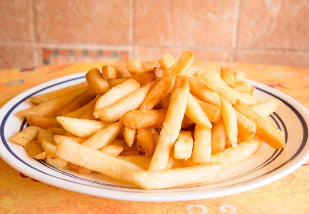 French Fries · Freshly fried, and the perfect companion for any meal! Served with your choice of condiments.