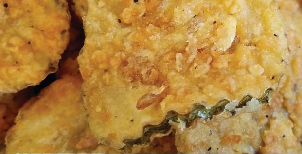 Fried Pickle- Chips · Battered and deep fried. 