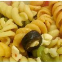 Pasta Salad · Chilled salad with a pasta base. 