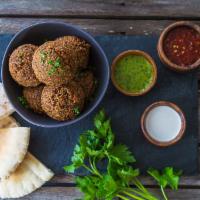 Falafel Side · 6 pieces made from scratch using fresh ingredients.