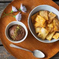 Chocolate Hummus & Cinnamon Chips · The famous SAJJ dessert.