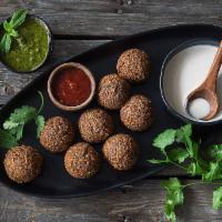 Falafel · 6 pieces made from scratch using fresh ingredients.