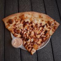 BBQ Chicken Slice · Roast chicken, bacon, and Onions with a BBQ sauce drizzle.