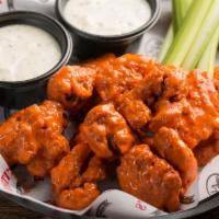 Boneless Wings · 1lb boneless wings Tossed in your choice of sauce and served with choice of dressing.