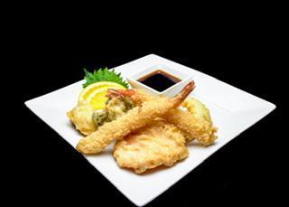 Shrimp Tempura · Shrimp and vegetable, battered and deep fried.