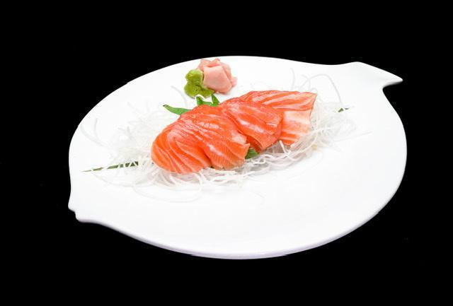 Salmon Sashimi · Piece of fish.