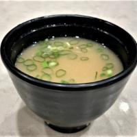 Miso Soup  · tofu, green onion