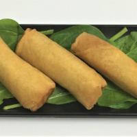 Spring Roll · 3 pieces. With sweet chili sauce.