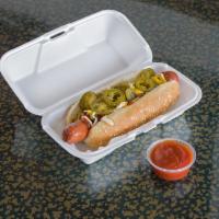 Hot Dog · 1/4 lb. all beef.