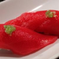 Tuna Sushi  · 2pcs, Marugo.