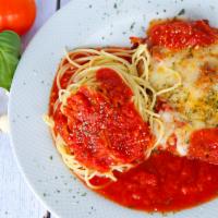 Chicken Parmigiana & Spaghetti · 