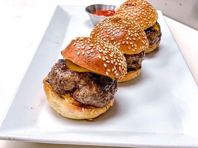 Baby Cheeseburgers  · Yellow cheddar, special sauce.