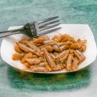 Green Beans · seasoned with ham meat