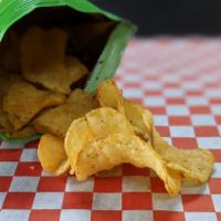 Miss Vickie's Chips · 1.37 oz.
4 Flavors to choose from: Sea Salt & Vinegar, Sea Salt, BBQ, and Jalapeno.
