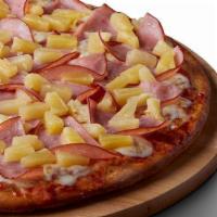 Hawaiian Delight Pizza · Signature Red Tomato Sauce on our Original Crust, topped with extra Mozzarella Cheese, Canad...