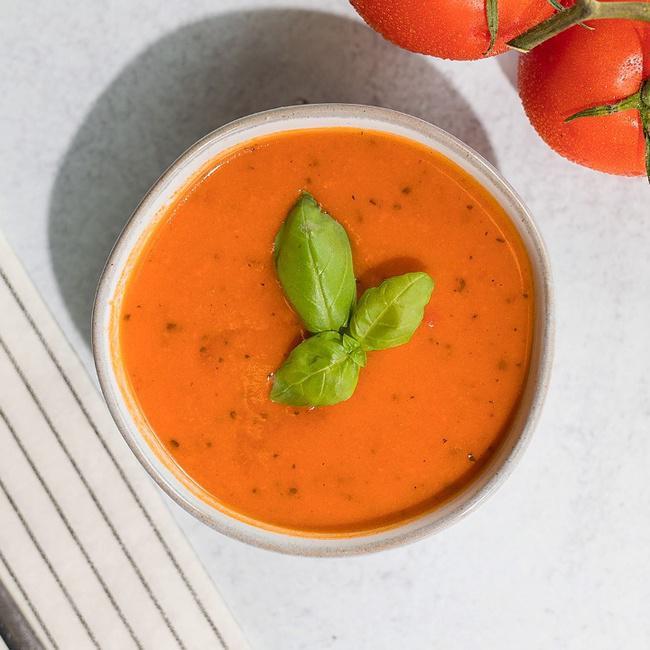 Tomato Bisque Soup · Organic Vegetable Stock, Organic Tomatoes, Organic Whole Milk, Organic Heavy Cream, Organic Tomato Paste, Organic Corn Starch, Contains 2% or less of: Organic Sugar, Organic Onions, Organic Canola Oil, Organic Basil and Organic Spices.