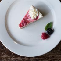 Vegan Raspberry Cheesecake · Ask your server for today's selection